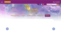 Desktop Screenshot of mundoespiritual.com