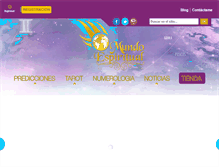 Tablet Screenshot of mundoespiritual.com